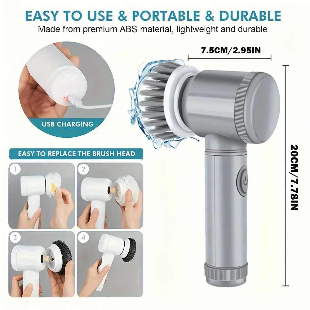 NovaNest™ Cordless Electric Spin Scrubber