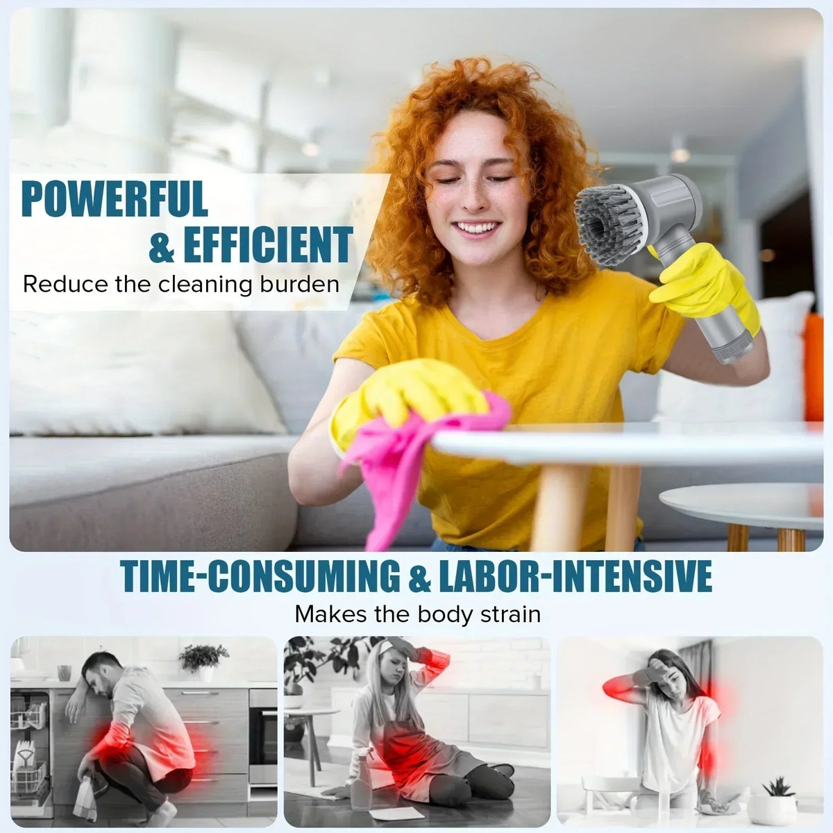 NovaNest™ Cordless Electric Spin Scrubber