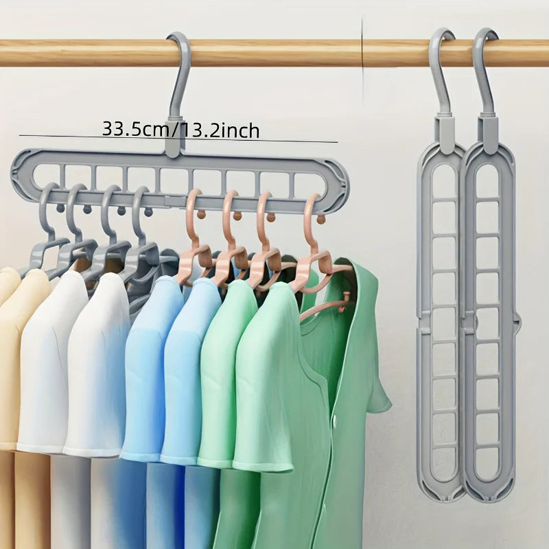 NovaNest™ 9-Hole Space Saving Magic Hanger (3 Pack)