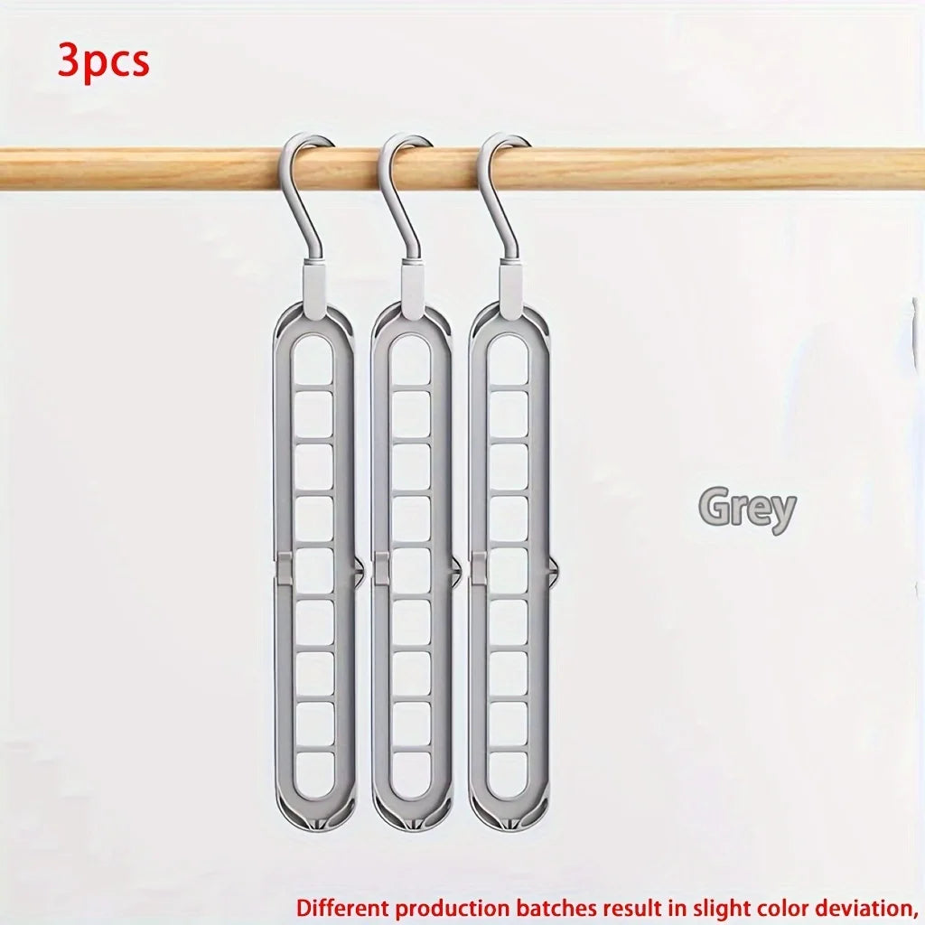 NovaNest™ 9-Hole Space Saving Magic Hanger (3 Pack)