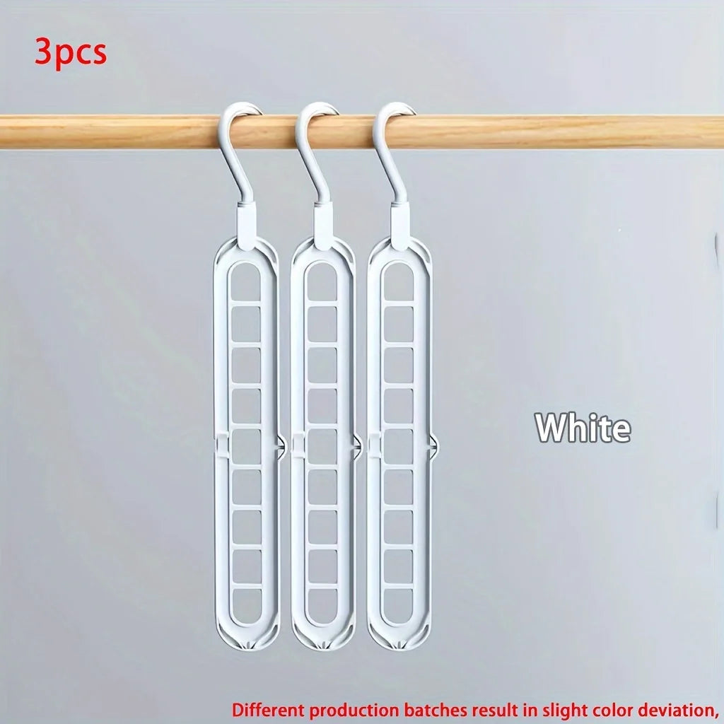 NovaNest™ 9-Hole Space Saving Magic Hanger (3 Pack)