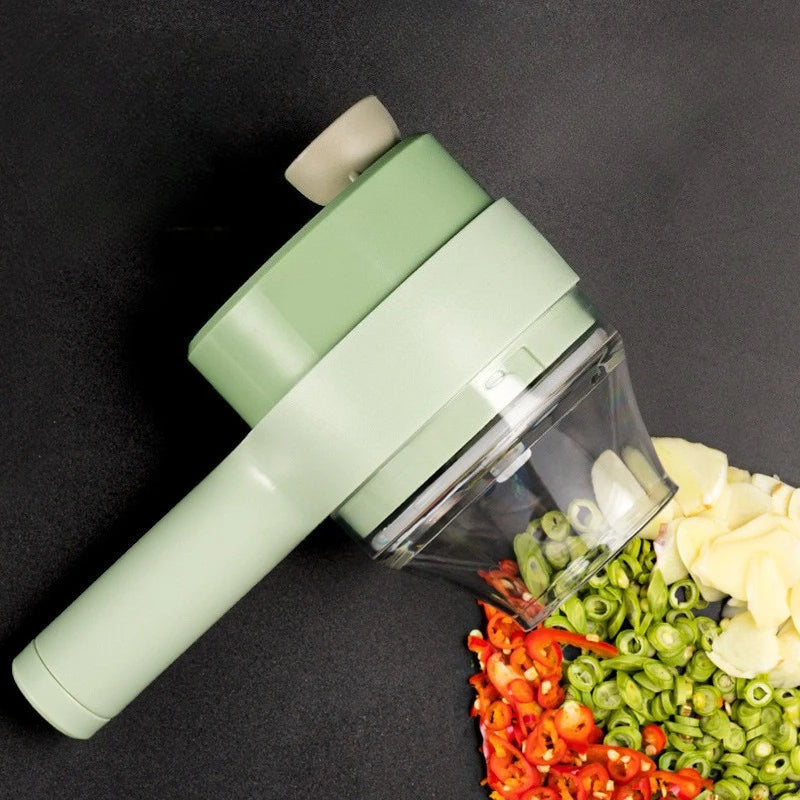 NovaNest™ 4-in-1 Electric Vegetable & Garlic Chopper