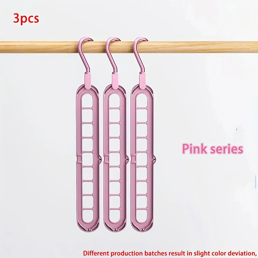 NovaNest™ 9-Hole Space Saving Magic Hanger (3 Pack)