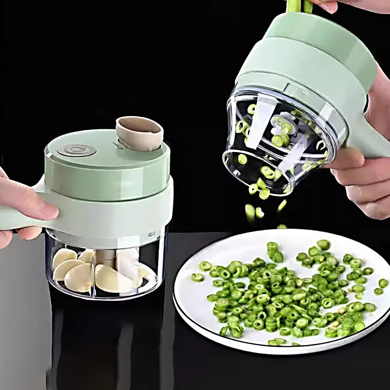 NovaNest™ 4-in-1 Electric Vegetable & Garlic Chopper